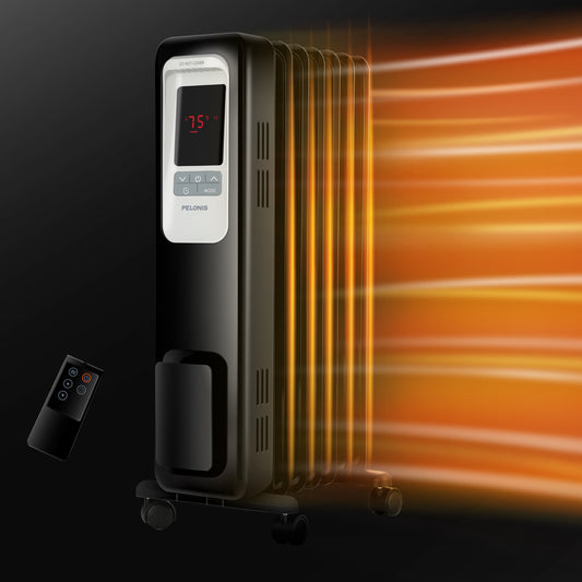 Portable24 Hrs Timer & Remote Full Room IndoorSpace Heater